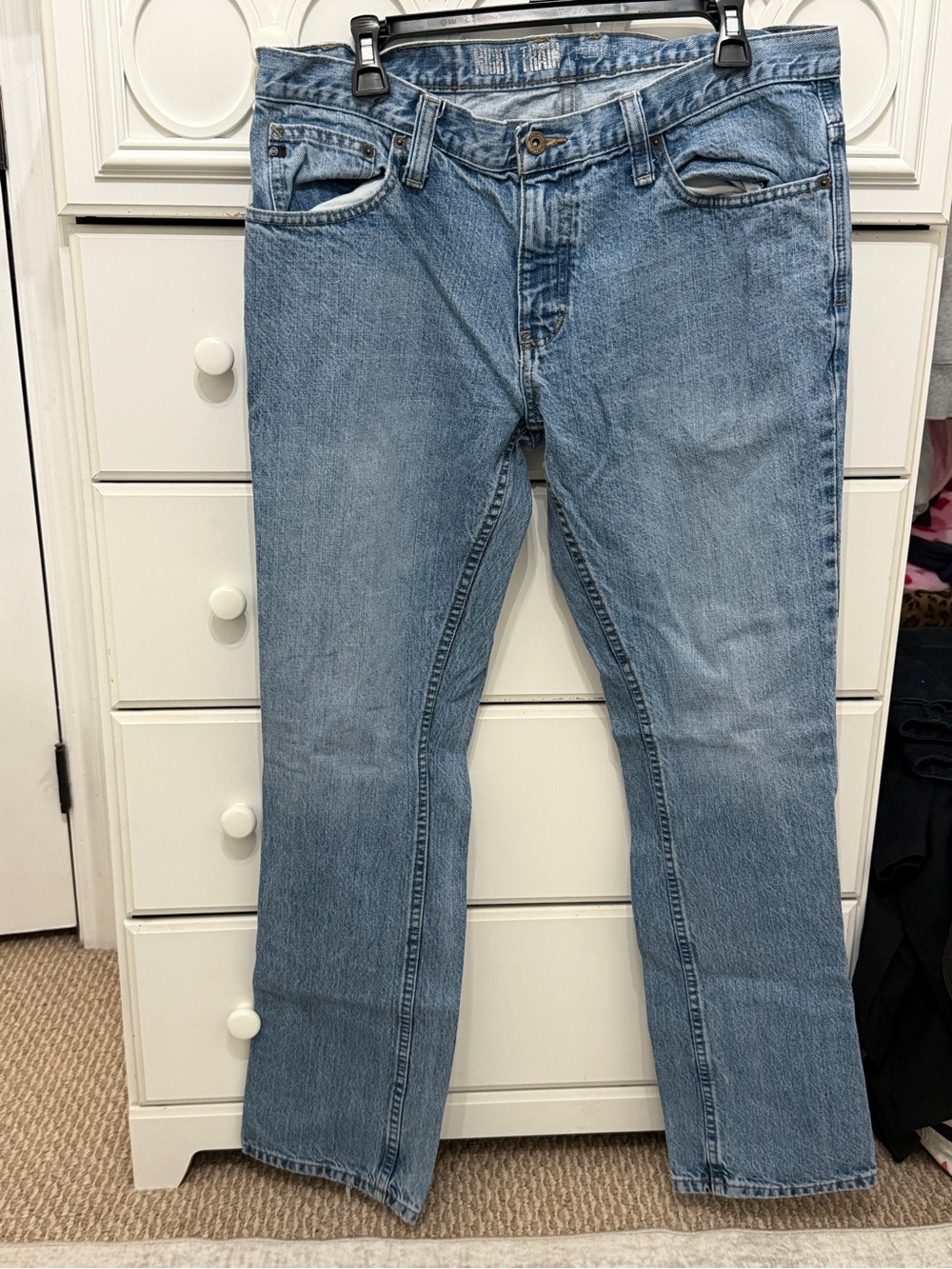 Zumiez Light Blue Straight Leg Jeans